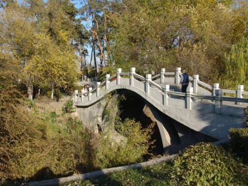 Мост в парке г.Хэйхэ