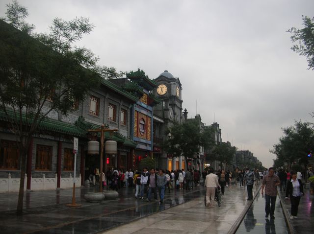 Здания на улице Цяньмэнь. Пекин