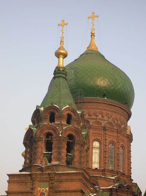 Купола Софийского собора. Харбин
