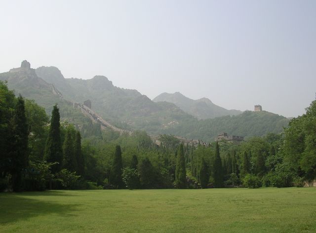 Великая китайская стена на горе Цзяошань