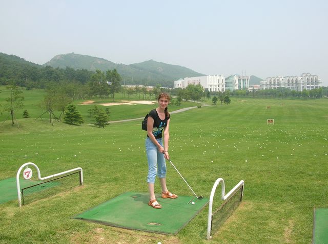 Поле для гольфа в районе Цзиньшитань