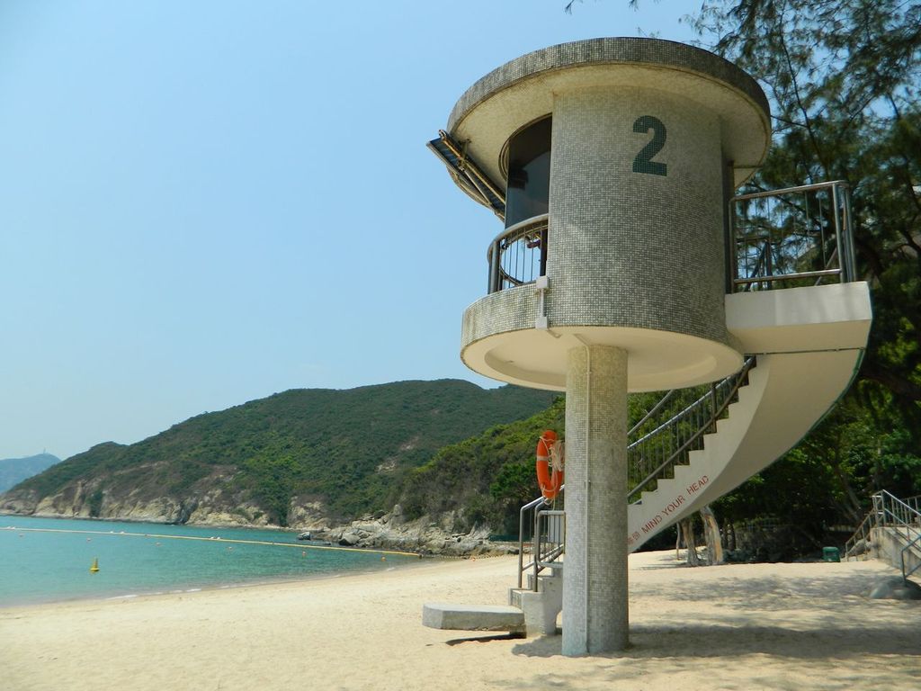 Спасательный пост на пляже Chung Hom Kokh, Гонконг