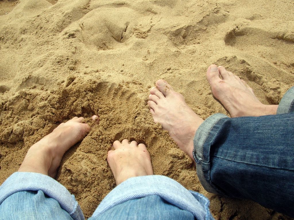 Песок на пляже в Бэйдайхэ