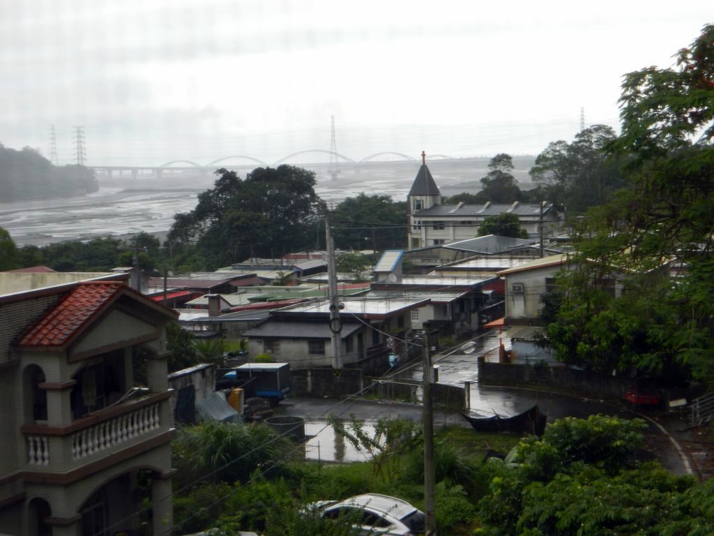 Вид из окна отеля в Тароко, Тайвань