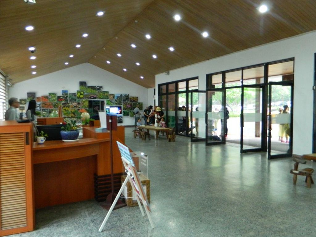 Внутри Taroko Visitor Center, Тайвань